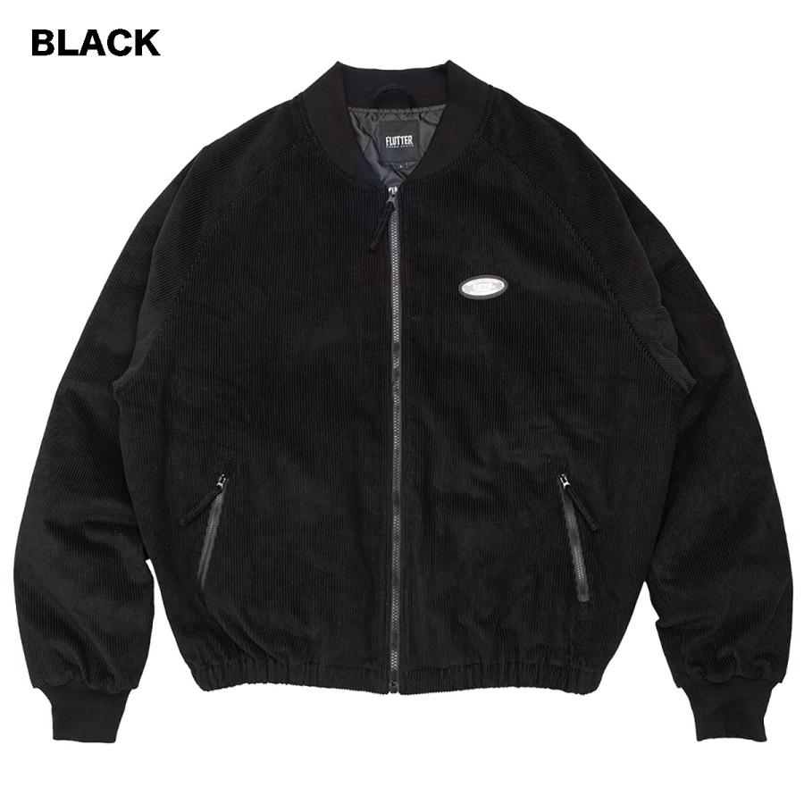 FLUTTER(フラッター) CORDUROY BOMBER JACKET 3色(BLACK/BROWN/SAND