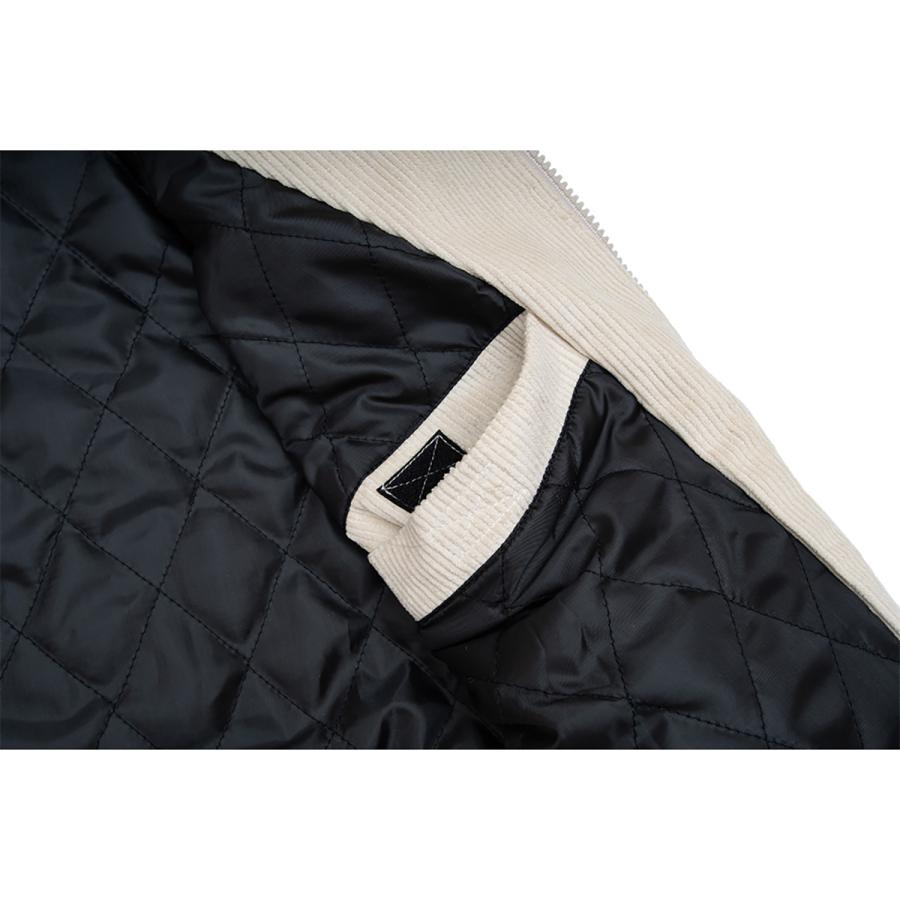 FLUTTER(フラッター) CORDUROY BOMBER JACKET 3色(BLACK/BROWN/SAND