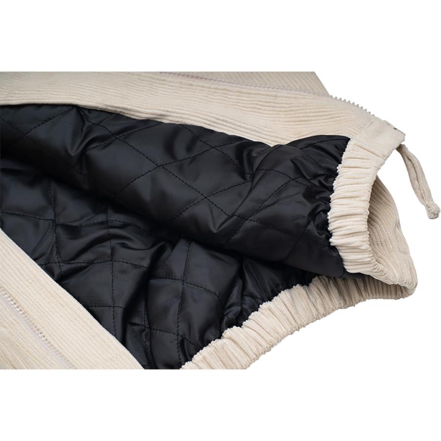FLUTTER(フラッター) CORDUROY BOMBER JACKET 3色(BLACK/BROWN/SAND