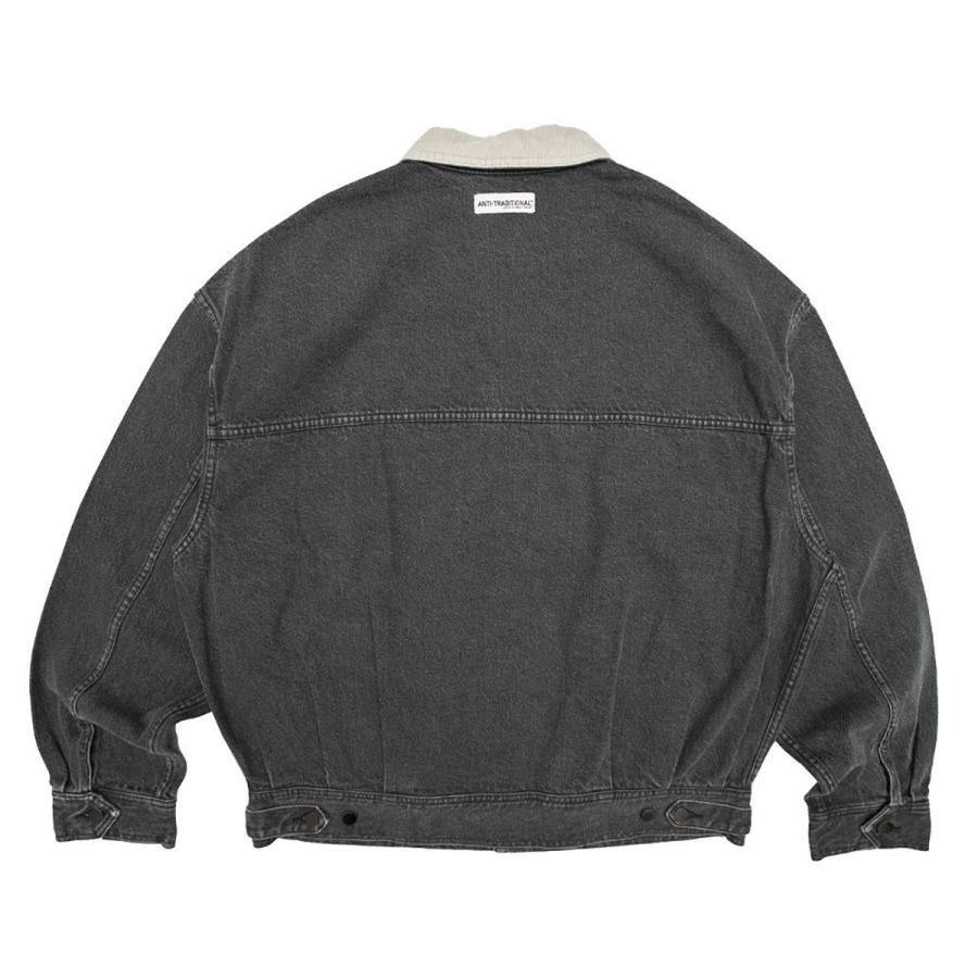 FLUTTER ダークグレー デニムジャケット Mサイズ BLUCO（ブルコ） FLUTTER(フラッター) Denim Tracker Jacket☆送料無料