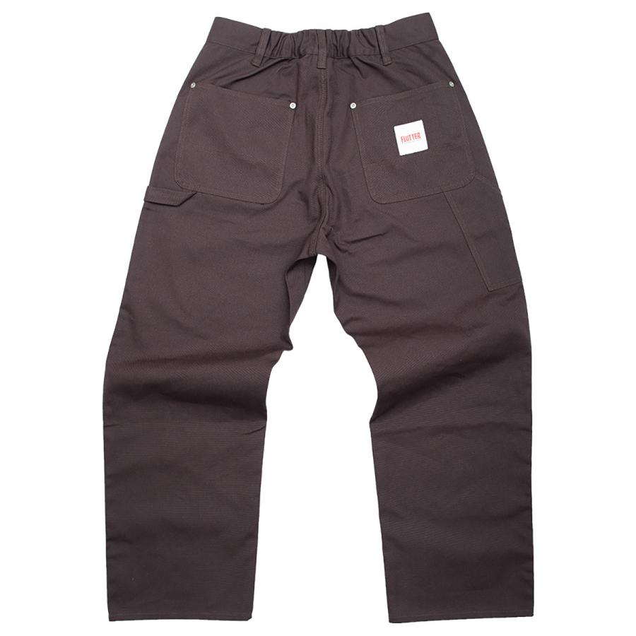FLUTTER(フラッター) COTTON DUCK PAINTER PANTS 3色(WHITE/BROWN/NAVY