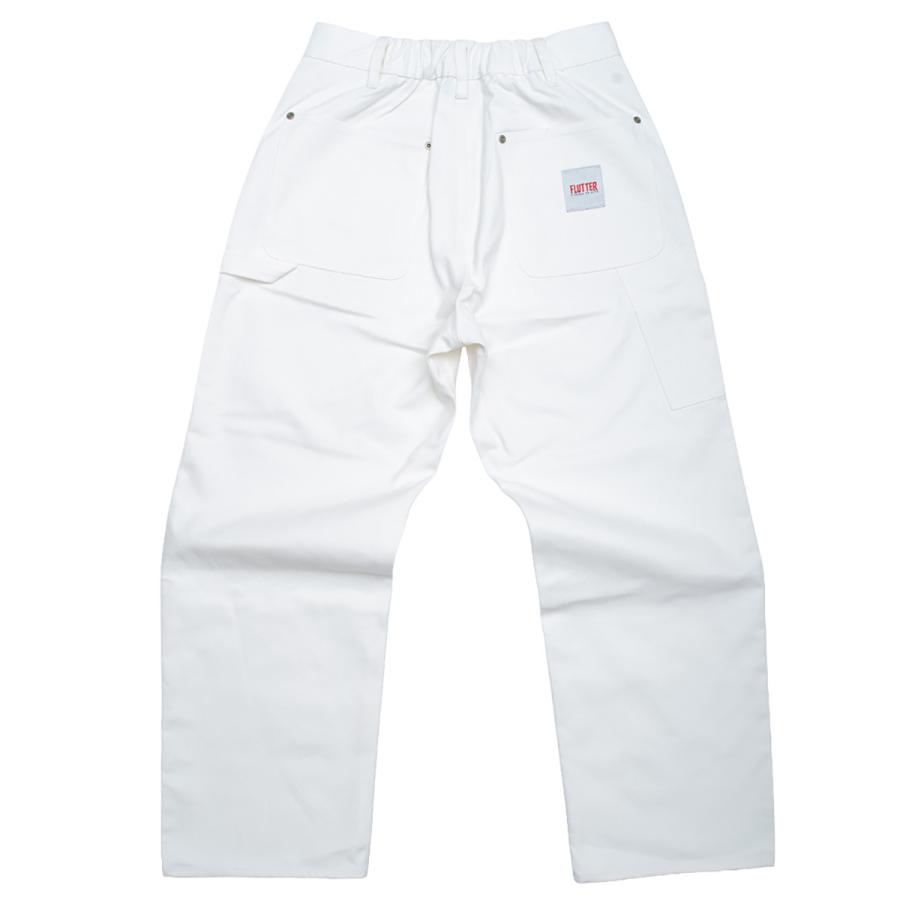 FLUTTER(フラッター) COTTON DUCK PAINTER PANTS 3色(WHITE/BROWN/NAVY