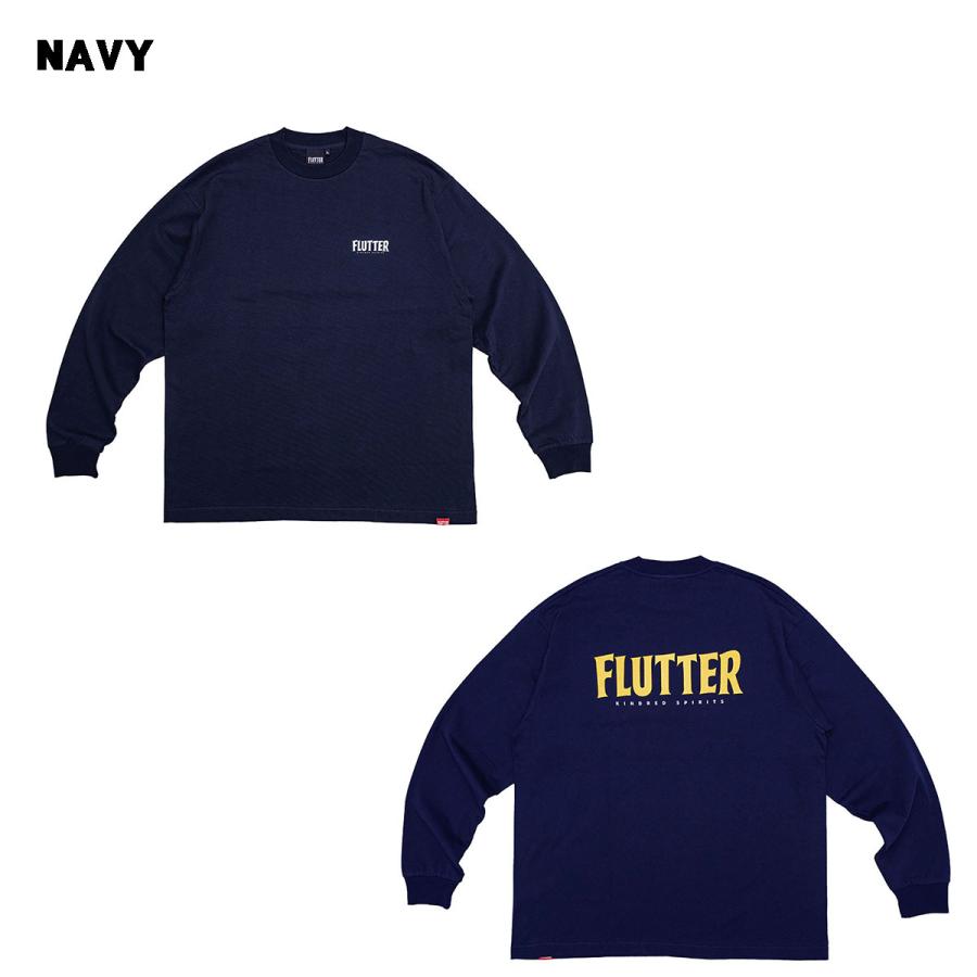FLUTTER Tシャツセット XL FLUTTER(フラッター) OG Logo L/S Tee 4色(ブラック/ホワイトxレッド