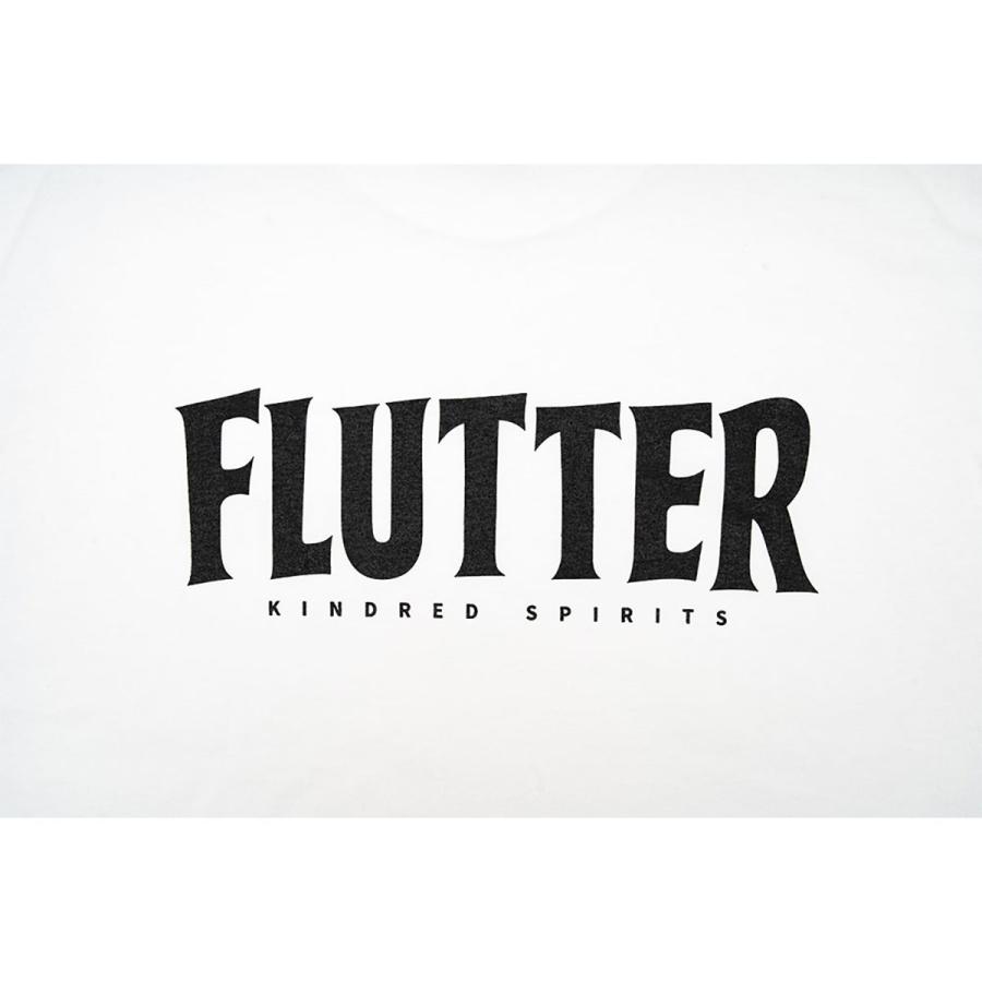 FLUTTER(フラッター) OG Logo L/S Tee 4色(ブラック/ホワイトxレッド