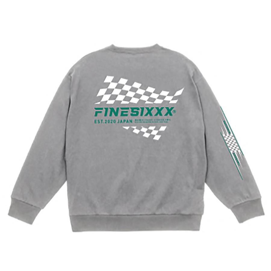 FINESIXXX(ファインシックス) FINE-FLAG GRAPHIC SWEAT 2色(ブラック