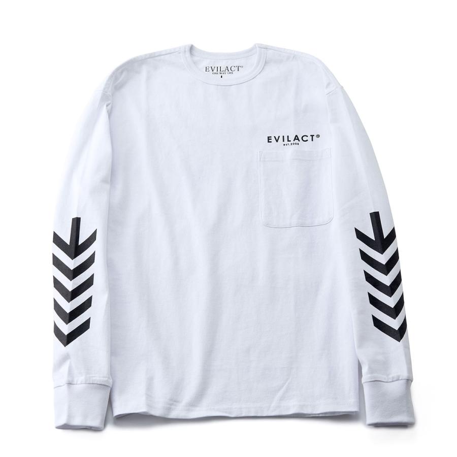 EVILACT(イーブルアクト) FLAG L/S 2色(ブラック/ホワイト) EVILACT(イーブルアクト) FLAG L/S 2色(ブラック/ホワイト)☆送料無料