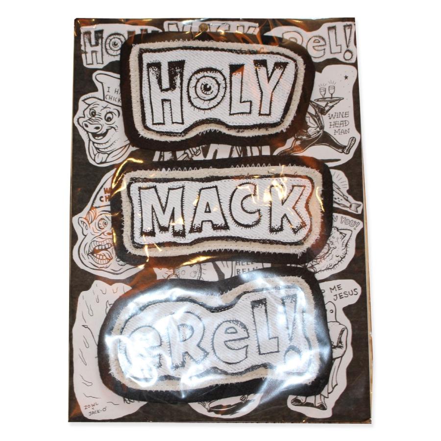 おとぼけワッペン HOLY MACKeReL!☆送料無料!!☆｜pinsstore