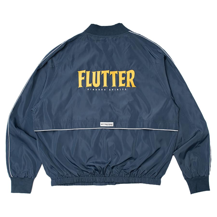 FLUTTER OG Logo Bomber Jacket フラッター FLUTTER(フラッター) OG LOGO BOMBER JACKET 3色(BLACK/S・GRAY/NAVY