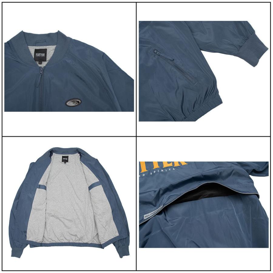 FLUTTER(フラッター) OG LOGO BOMBER JACKET 3色(BLACK/S・GRAY/NAVY