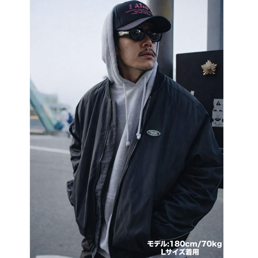 FLUTTER(フラッター) OG LOGO BOMBER JACKET 3色(BLACK/S・GRAY/NAVY