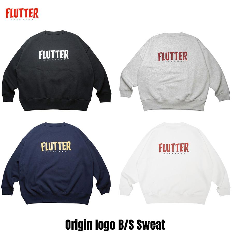 BLUCO（ブルコ） FLUTTER(フラッター) Og Logo B/S Sweat 4色(BLACK