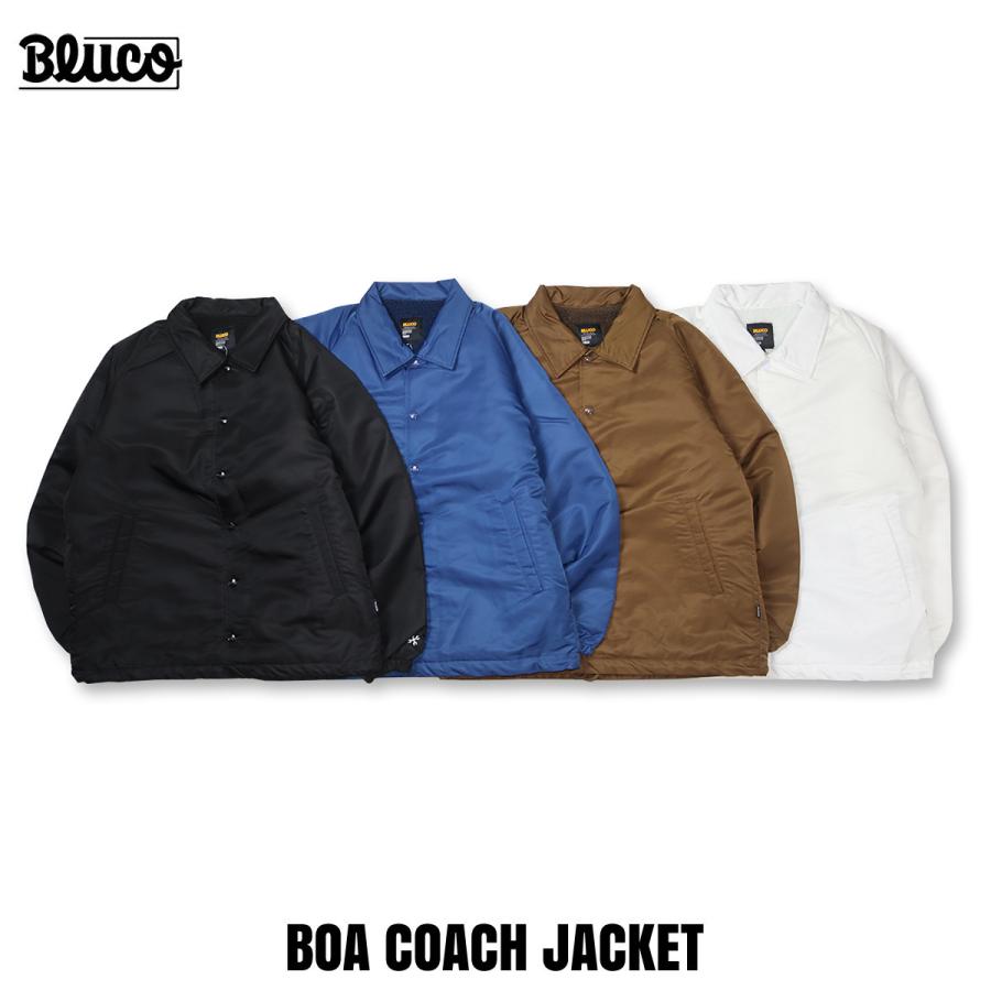 BLUCO(ブルコ) OL-31-020 BOA COACH JACKET 4色(BLACK/BLUE/BROWN/WHITE) BLUCO（ブルコ） OL-31-020 BOA COACH JACKET 4色(BLACK/BLUE/BROWN