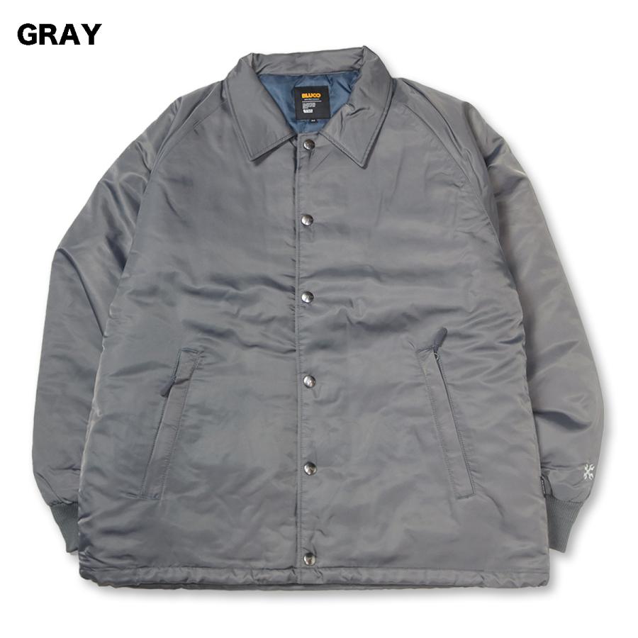 BLUCO（ブルコ） OL-31-051 WINTER COACH JACKET 3色(BLACK/GRAY/NAVY