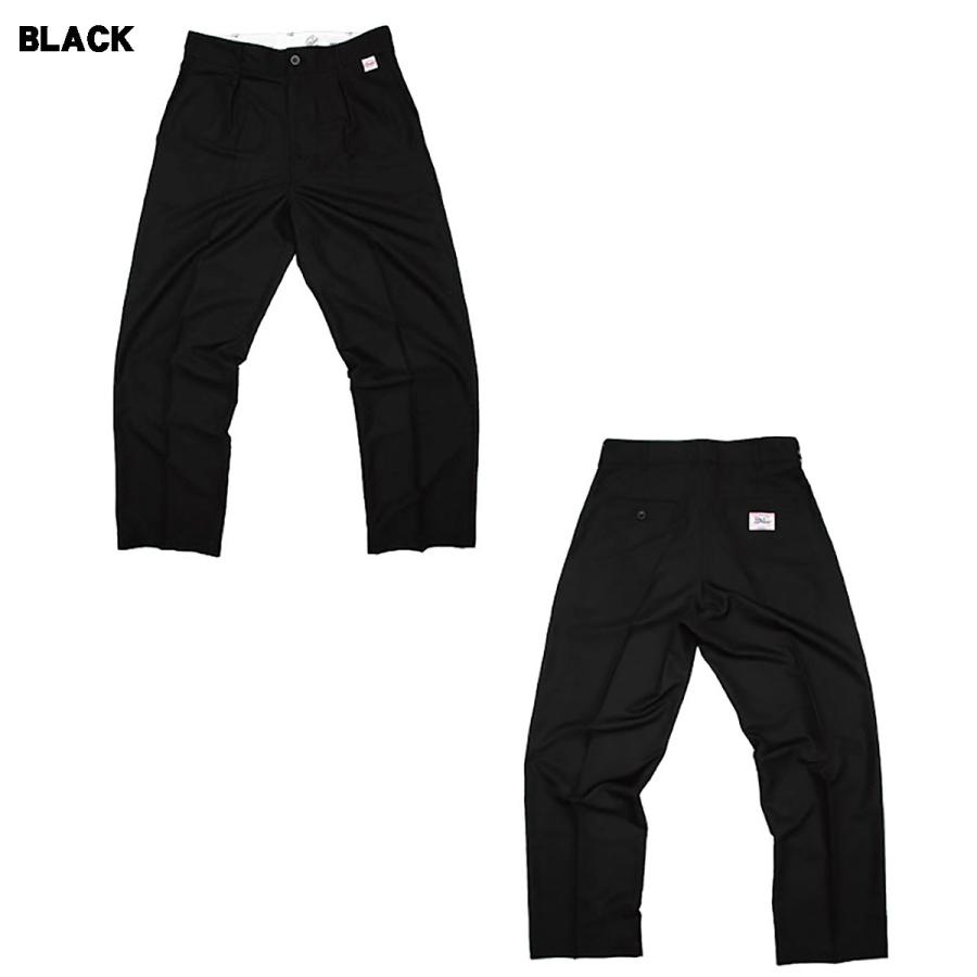 FLUTTER(フラッター) The Dress PE Twill Work Trousers 3色(BLACK