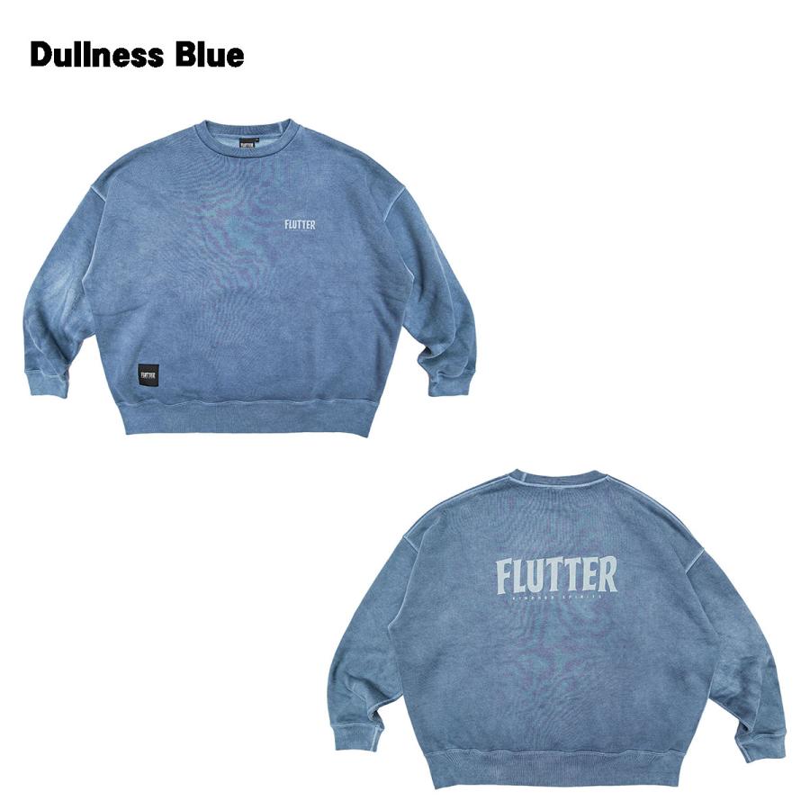 トップス FLUTTER Pigment Dye B/S OG logo Sweat BLUCO（ブルコ） FLUTTER(フラッター) Pigment Dye B/S OG logo Sweat