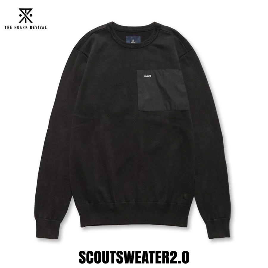 ROARK REVIVAL(ロアークリバイバル) SCOUT SWEATER 2.0 ROARK REVIVAL（ロアークリバイバル） ☆送料無料サービス中!! ROARK