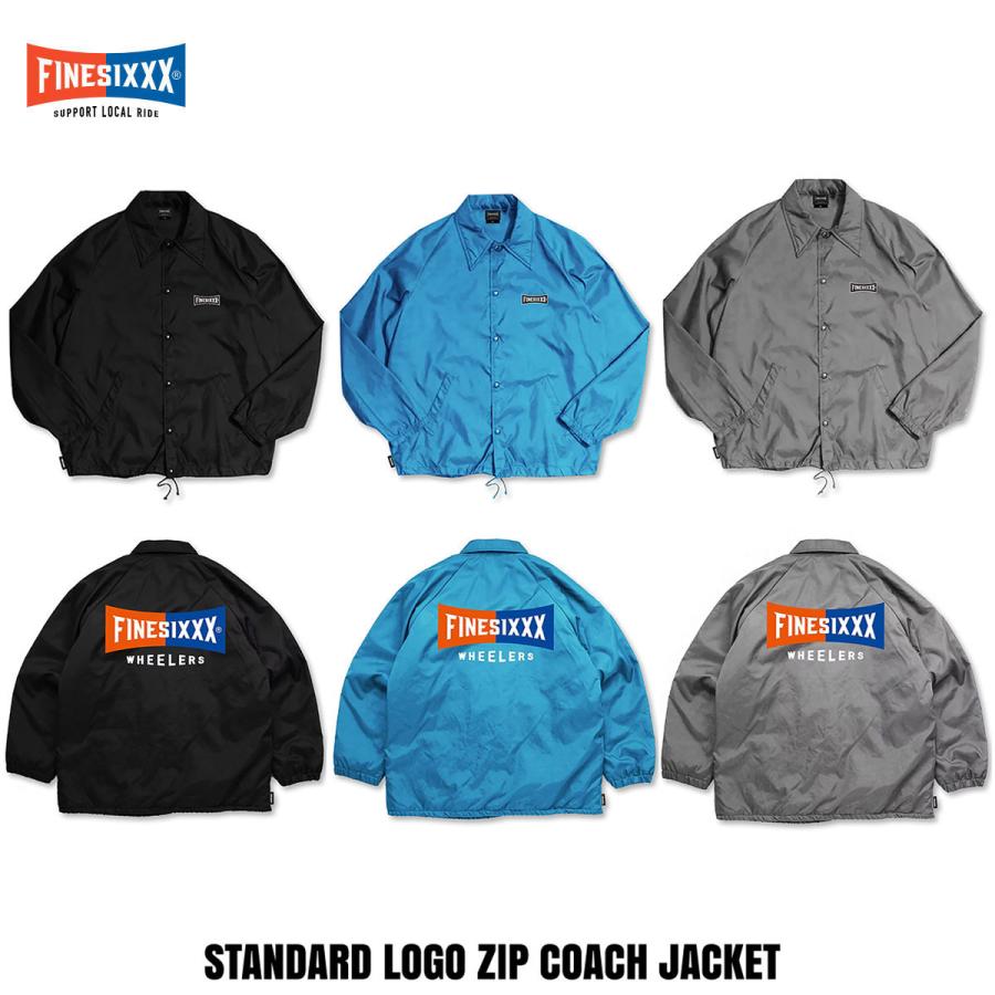 ジャケット・アウター finesixxx coach jacket XL STANDARD LOGO ZIP COACH JACKET - SKY BLUE | FINESIXXX