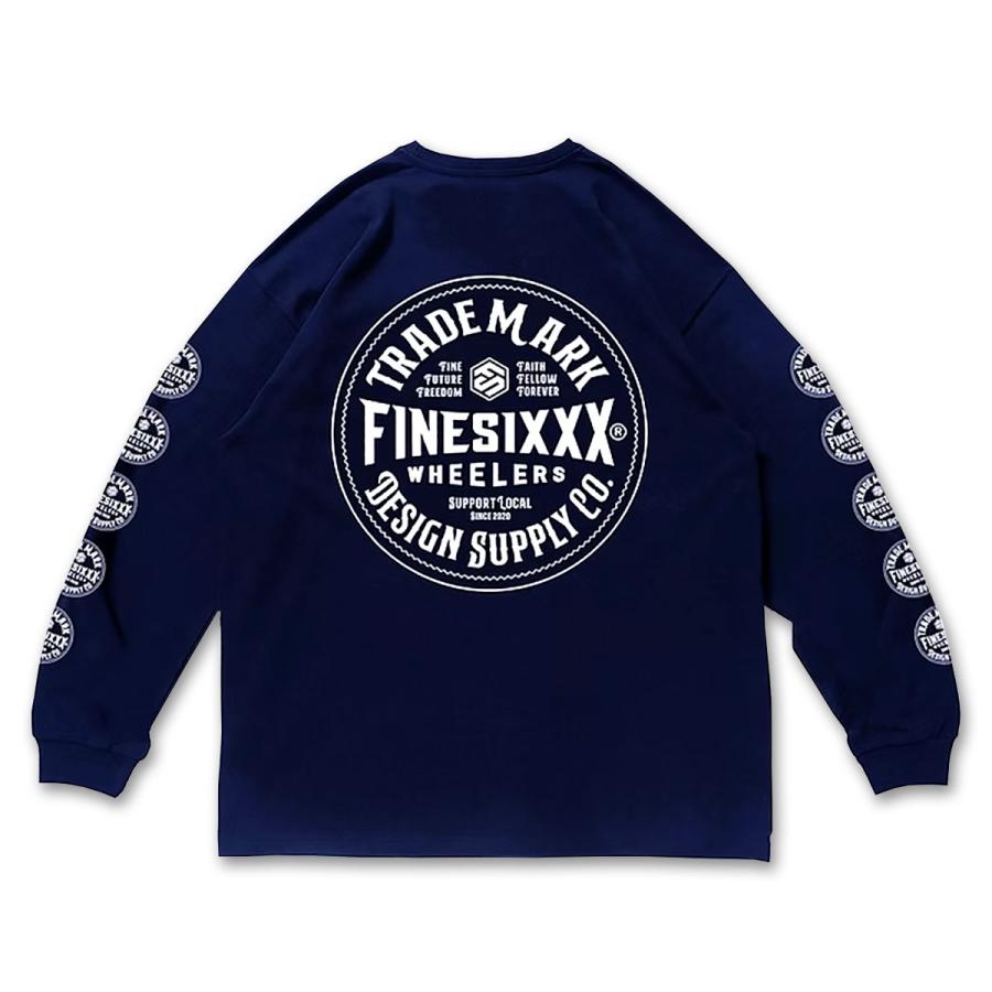 FINESIXXX(ファインシックス) TRADE MARK ENBLEM L/S 3色(ブラック
