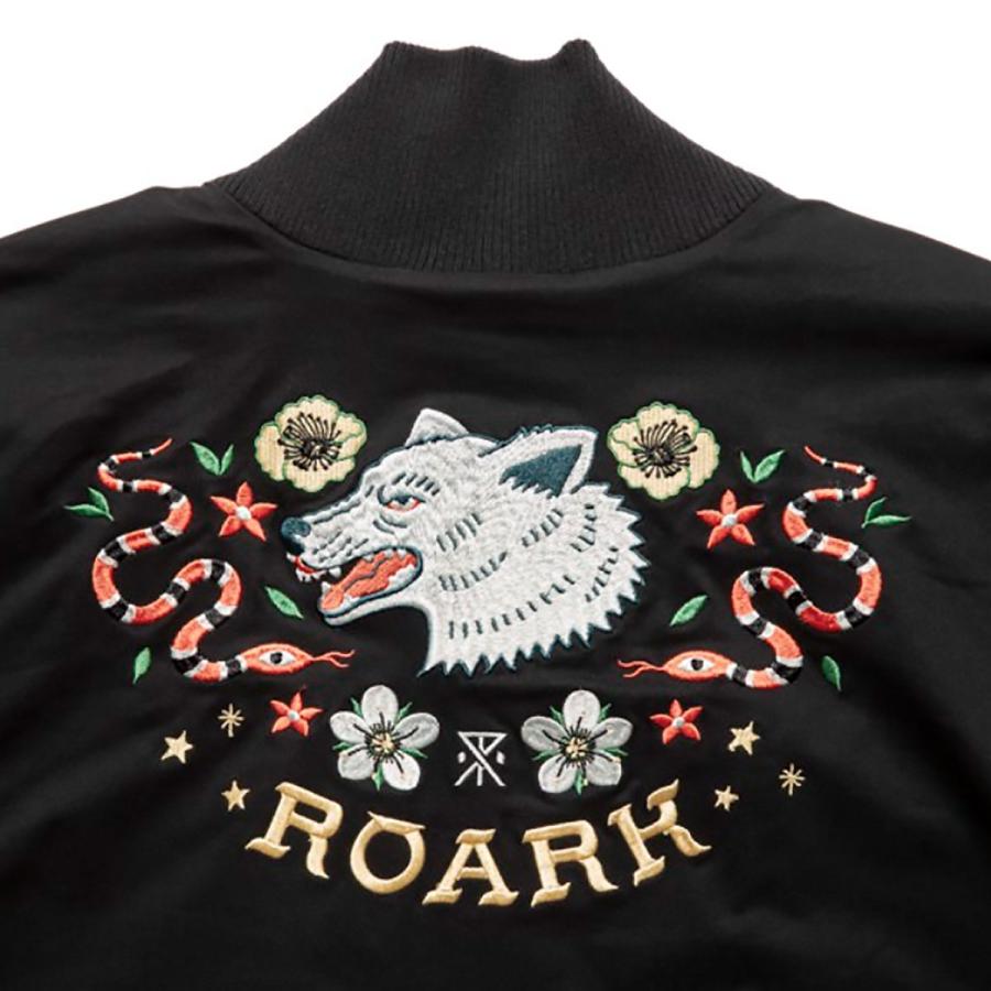ROARK WOLFPACK\" BOMBER JACKET ロアークLサイズ WOLFPACK