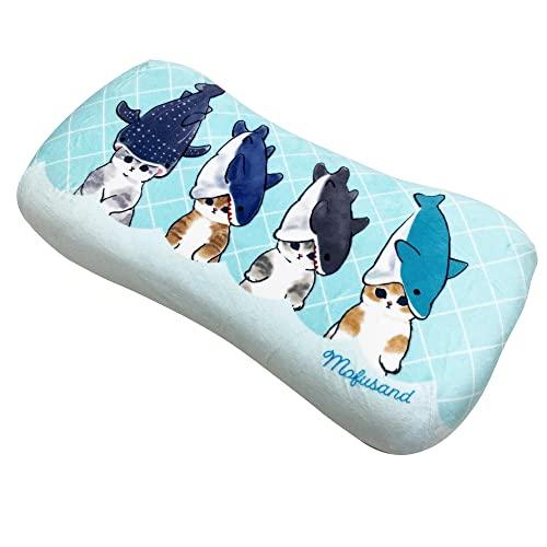 MORIPiLO 低反発クッション 腰枕 モフサンド サメにゃん (ミニ