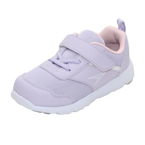 シュンソク スニーカー キッズ 男の子 女の子 子供靴 幅広 足育 軽量 14~22cm 3E 2E SKF 2310 2420 ラベンダー 2
