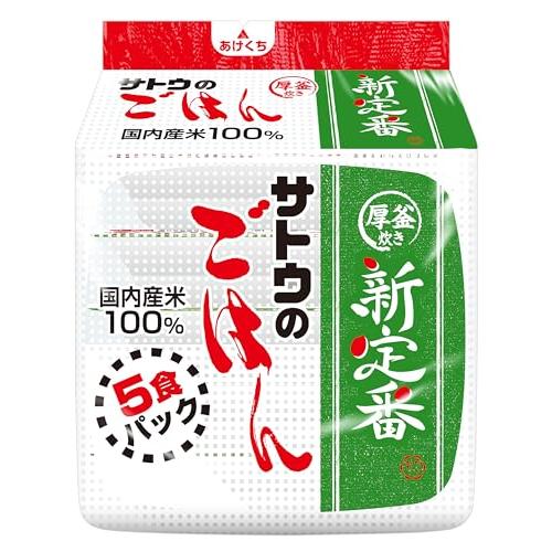 サトウのごはん 5種 合計111食分 サトウのごはん 新定番 200g×5食パック : Pinus Copia - 通販 - Yahoo