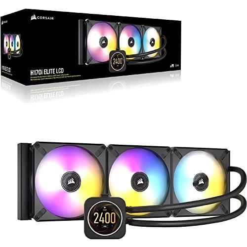 CORSAIR 一体型簡易水冷CPUクーラー 420mm iCUE H170i ELITE LCD CW 
