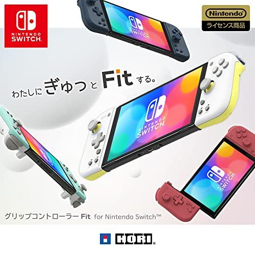 連射・連射ホールド機能搭載【任天堂ライセンス商品】グリップコントローラー Fit for Nintendo Switch LIGHT GRAY×｜pinus-copia｜06