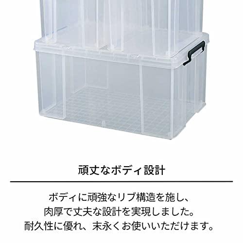 コロレ、透明プラスチック収納ボックス10個 天馬耐久性に特化した収納ボックスロックスクリアケースコンテナ