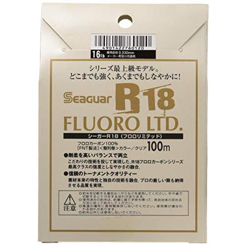 シーガー(Seaguar) ライン シーガー R-18フロロリミテッド 100m 16lb