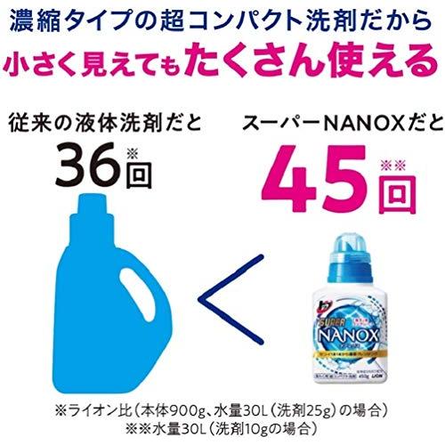 【大容量】トップ スーパーナノックス 蛍光剤無配合 洗濯洗剤 液体 詰め替え 超特大1300g｜pinus-copia｜05