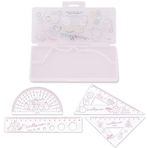 サンエックス すみっコぐらし ハッピースクール 定規 分度器 三角定規