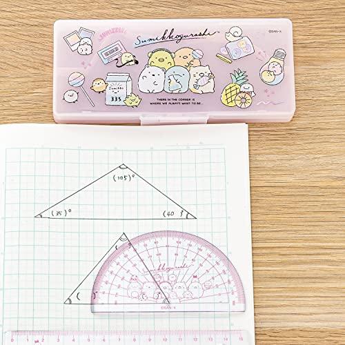 サンエックス すみっコぐらし ハッピースクール 定規 分度器 三角定規