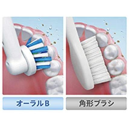 ブラウン オーラルB 電動歯ブラシ すみずみクリーンEX 1モードタイプ D12013AE｜pinus-copia｜02