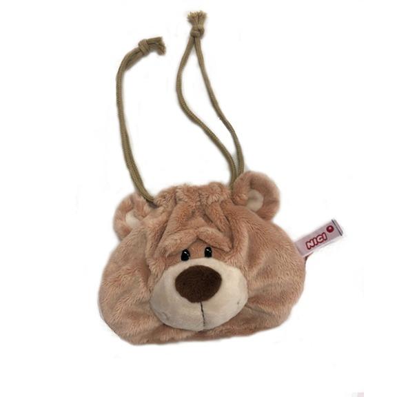 ポーチ くま 巾着 かわいい ふわふわ ベア Nici フィギュアフェイスポーチ Pionネットshop 通販 Yahoo ショッピング