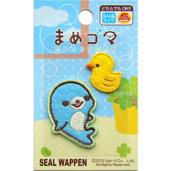 まめゴマ　ストラップ　アヒル まめゴマ／そらゴマ＋アヒル アイロン＆シール兼用タイプ : Ps fan