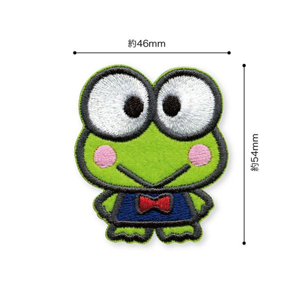 sanrio サンリオキャラクターズ「けろけろけろっぴ」ワッペン シール  