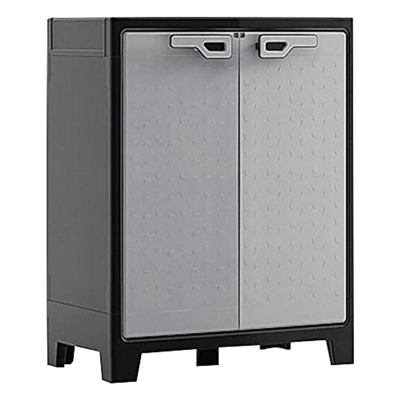 Pipi Houseエイ アイ エス Ais 物置 Titan Low Cabinet 幅80cm 高さ100cm ブラック グレー 最安値挑戦