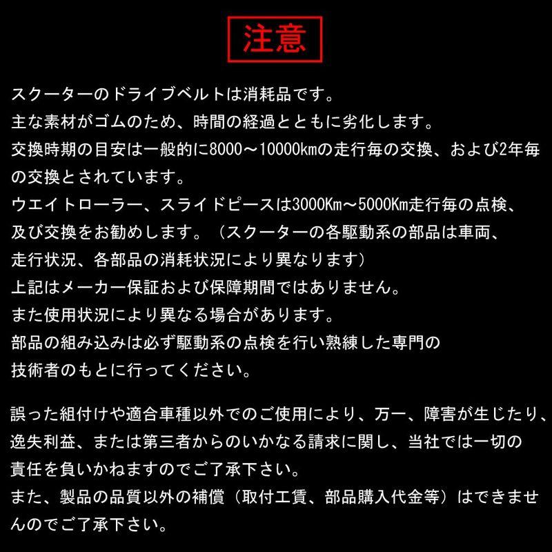 アウトレット値下げ ZOOMER ズーマー AF58 ハイスピードプーリー 日本製ドライブベルト ウエイトローラー CVTキット A-BPK-CVT-008