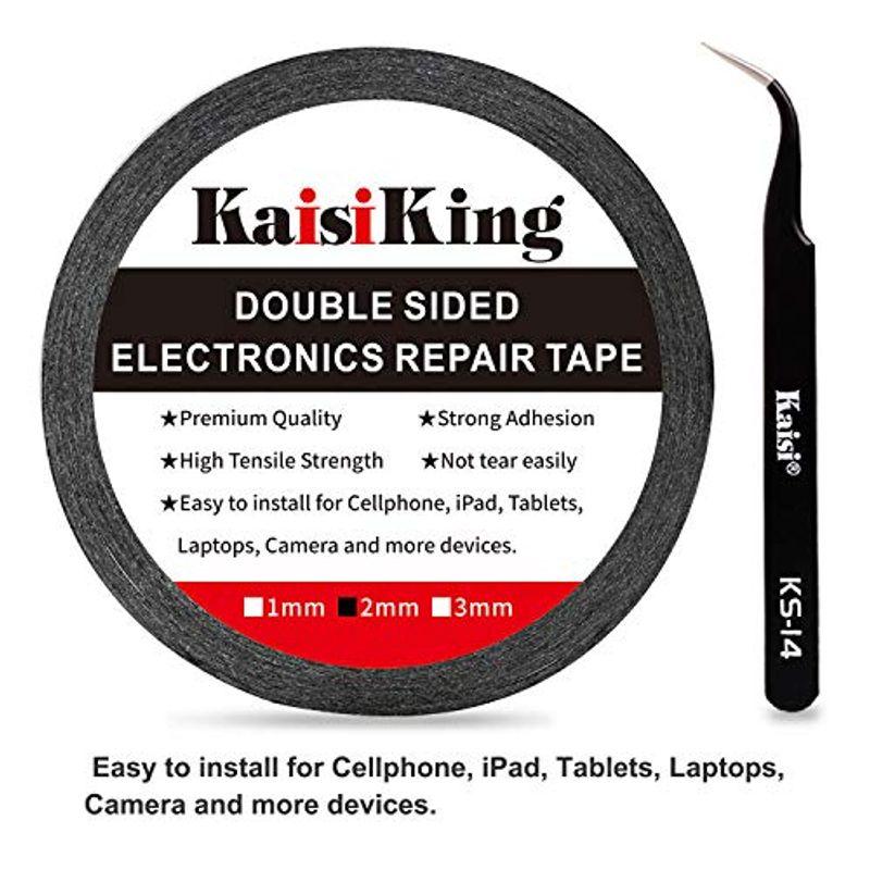 Kaisiking 2mm LCD修理テープ 電話修理テープ LCDタッチスクリーン修復テープ 電話スクリーン粘着テープ ピンセット1個付き｜pipihouse｜08