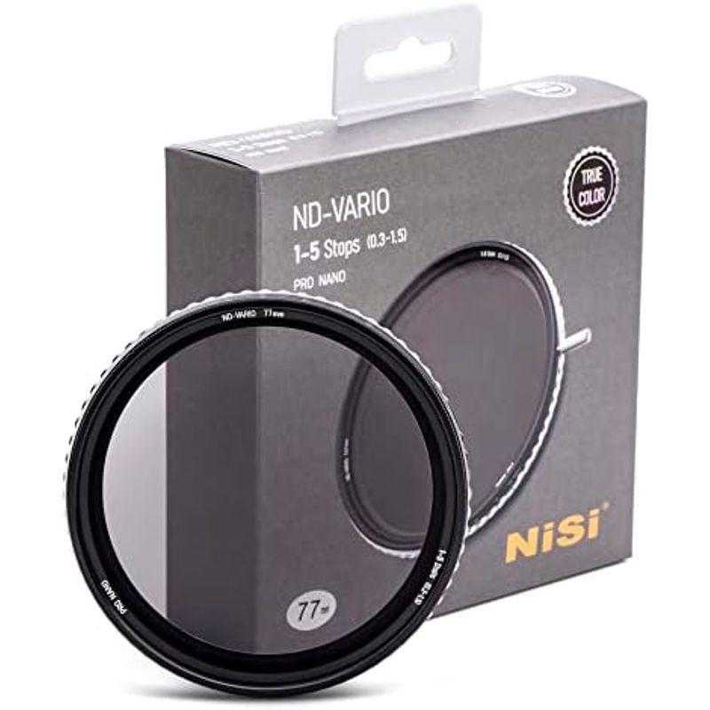 NiSi 可変NDフィルター TRUE COLOR VARIO 1-5stops (ND2~32) 72mm｜pipihouse｜02