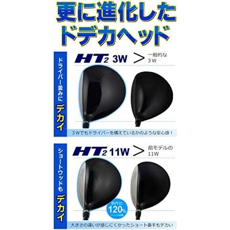 右用ラルージュ （Larouge） HT2 ドデカ短尺フェアウェイウッド（2W?21W） (右, FD-60標準カーボンシャフト, s, 2｜pipihouse｜05