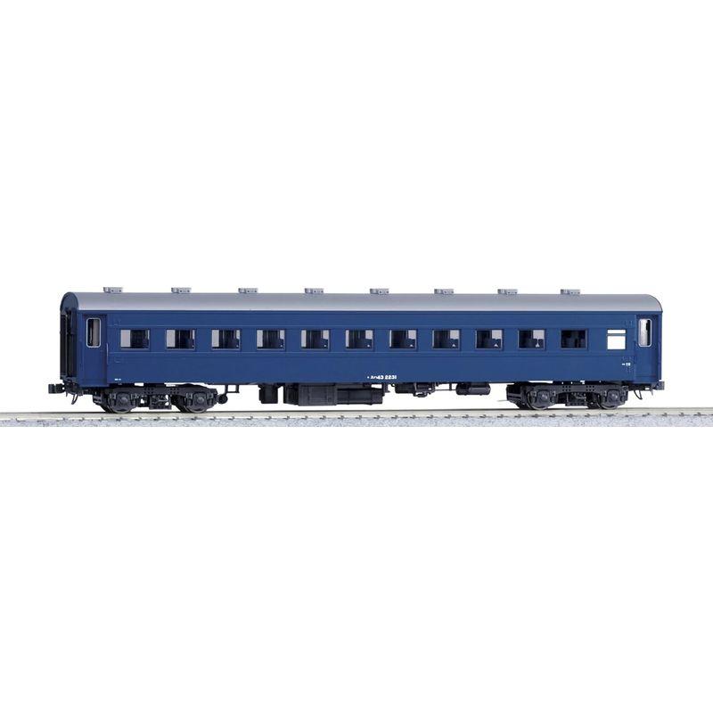 新しいスタイル KATO HOゲージ スハ43ブルー 改装形 1-551 鉄道模型 客車
