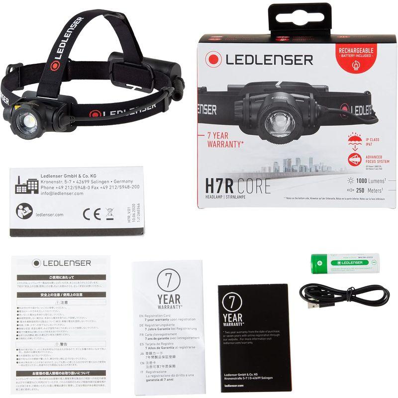 Ledlenser(レッドレンザー) H7R Core LEDヘッドライト USB充電式 日本正規品 black 小｜pipihouse｜03