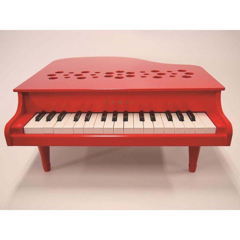 KAWAI ミニピアノP-32 レッド 本体サイズ:幅42.50cm×高さ18.50cm×奥行45.00cm 1163｜pipihouse｜05