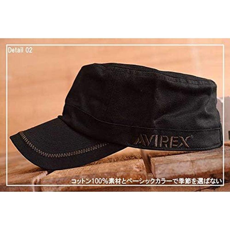 アヴィレックス 正規品 ワークキャップ キャップ 帽子 メンズ ブランド 大きいサイズ (ネイビー(49))｜pipihouse｜06