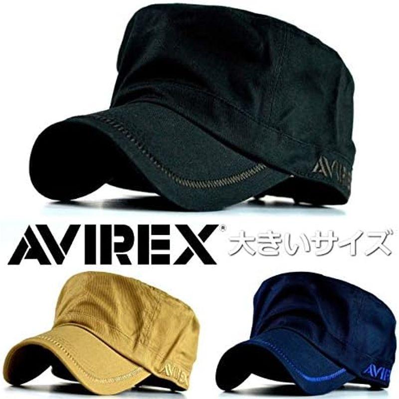 アヴィレックス 正規品 ワークキャップ キャップ 帽子 メンズ ブランド 大きいサイズ (ネイビー(49))｜pipihouse｜10