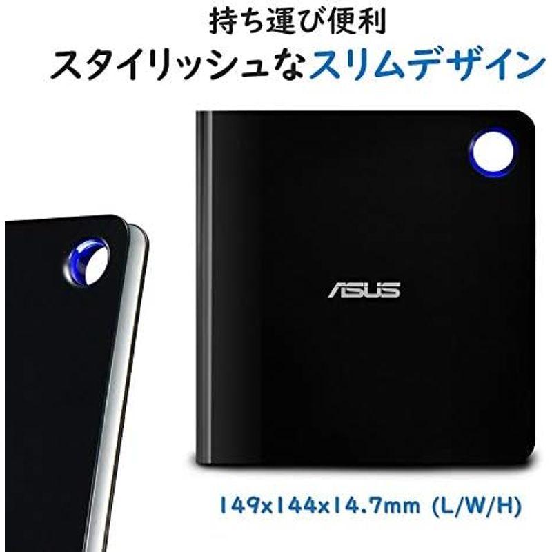 ASUS ブルーレイドライブ Blu-ray 外付け ポータブル バスパワー USB3.1 Win&Mac ウルトラスリム Type-C M｜pipihouse｜04