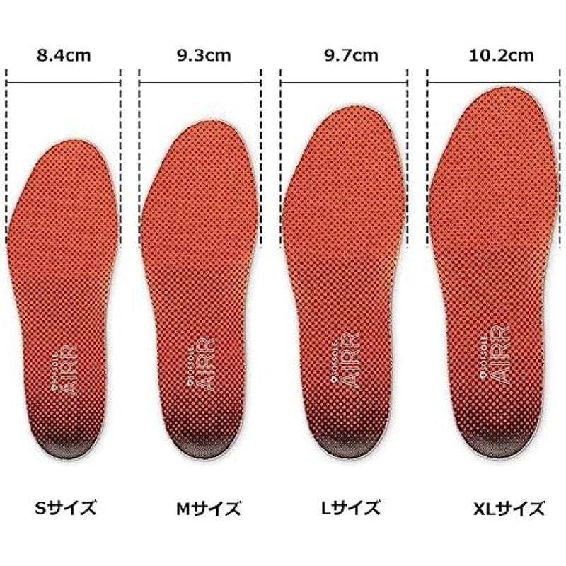 ソフソール(SOFSOLE) インソール エアープラス 男女兼用 取替タイプ Mサイズ(24.0-25.5cm) 226370 衝撃吸収｜pipihouse｜13