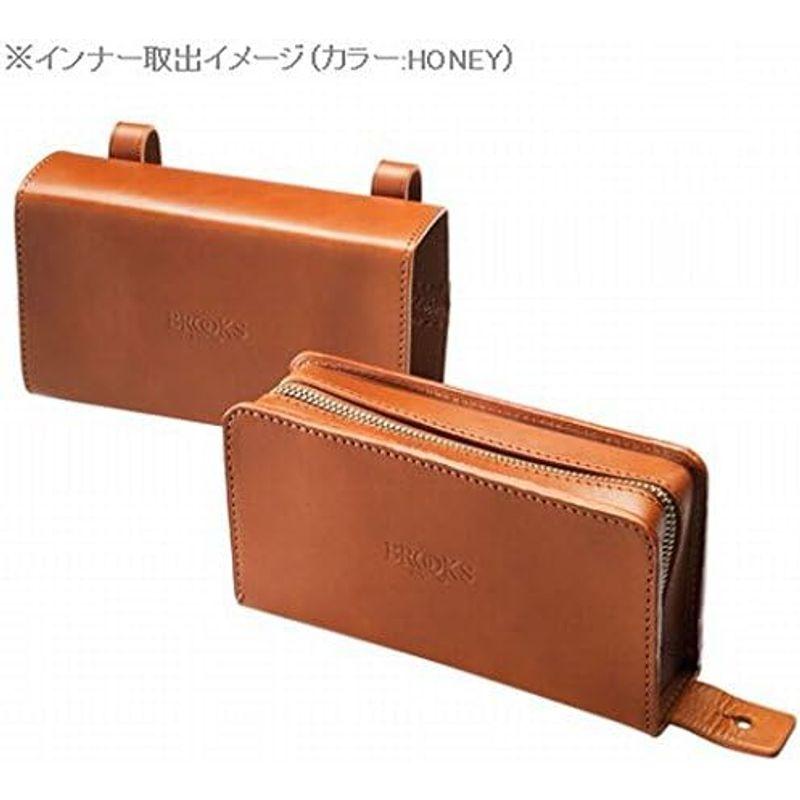 BROOKS(ブルックス) ユニークなスライド式レザー製サドルバッグ BROOKS D-SHAPED HONEY 日本正規品｜pipihouse｜03